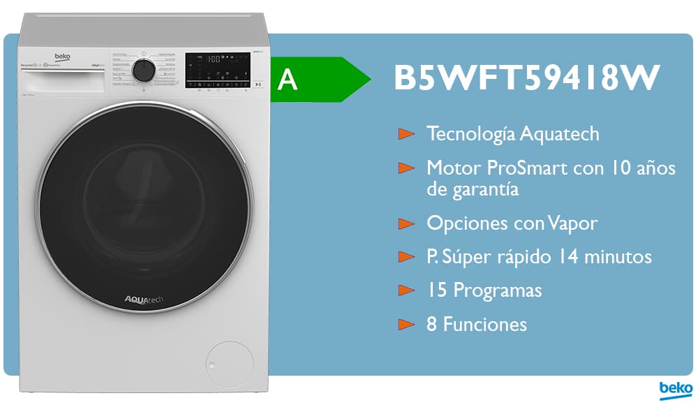 Lavadora B5WFT59418W Lavadora B5WFT59418W