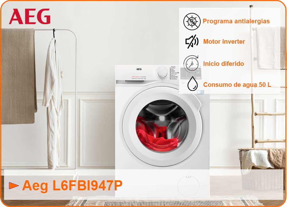 caracteristicas destacadas aeg L6FBI947P