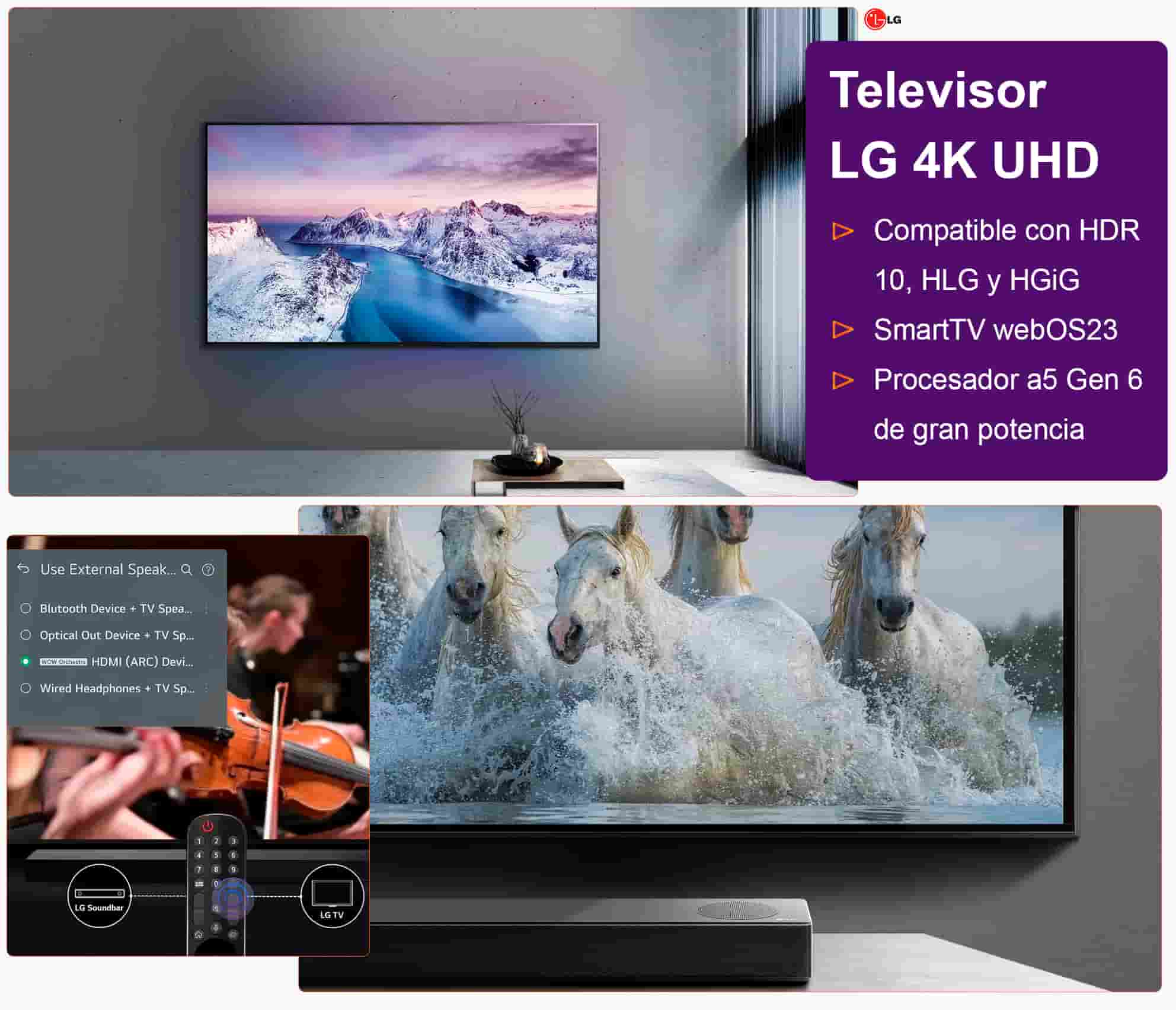 LED LG 75UR78006LK 75 4K Smart TV WiFi - Televisores 75 Pulgadas