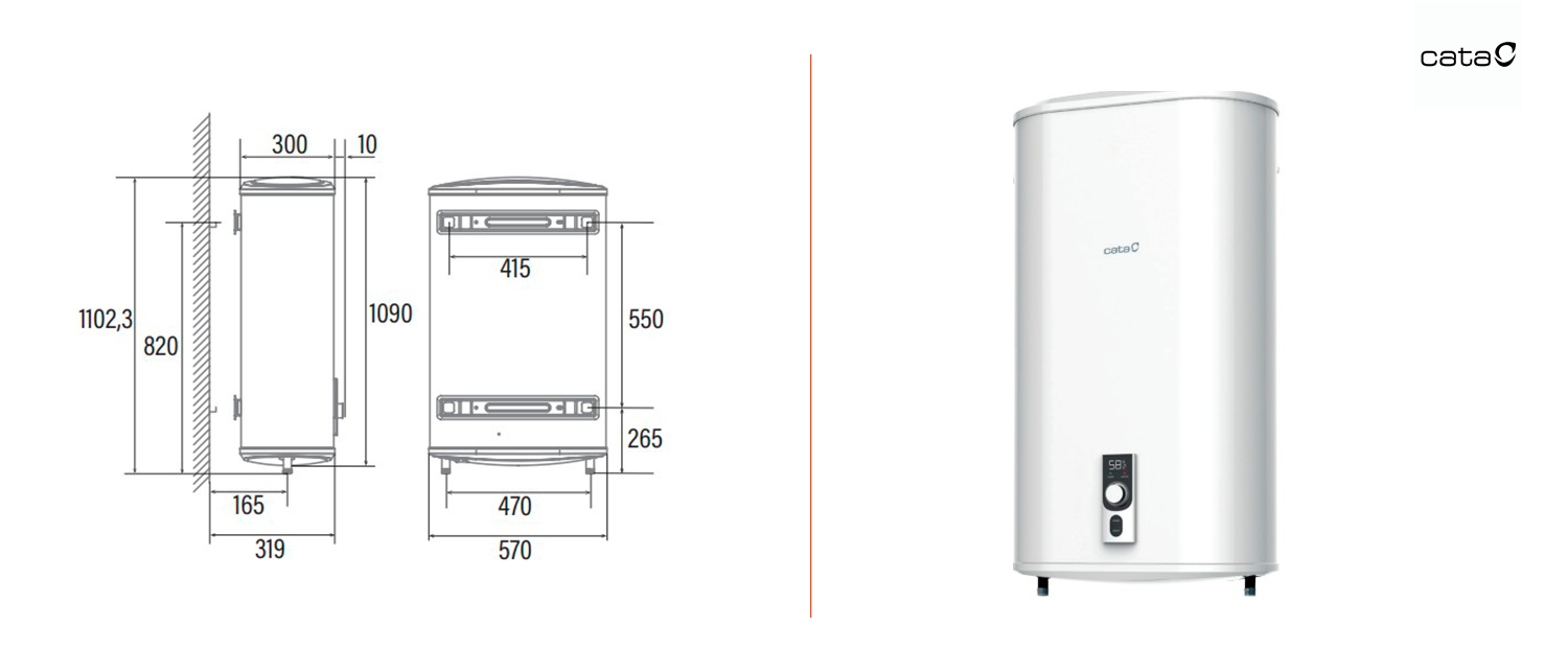 Cata ctrs 100 e smart rev slim