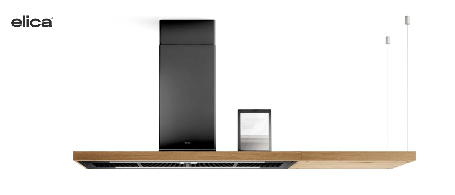 Elica bio island blro a 120x53 rovere