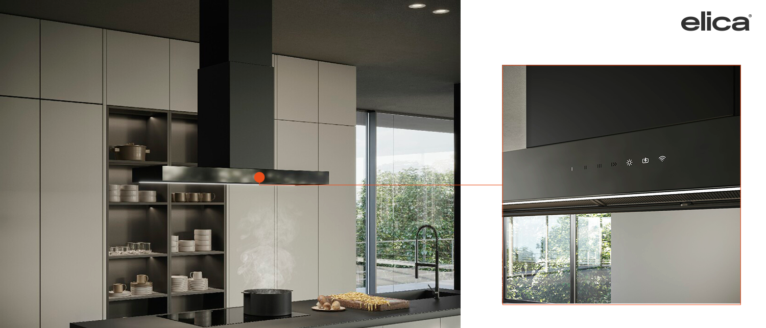 Elica haiku dry island 12