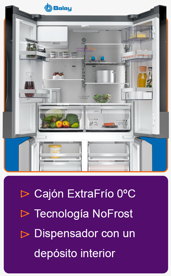 Frigorifico balay 3kme598xi