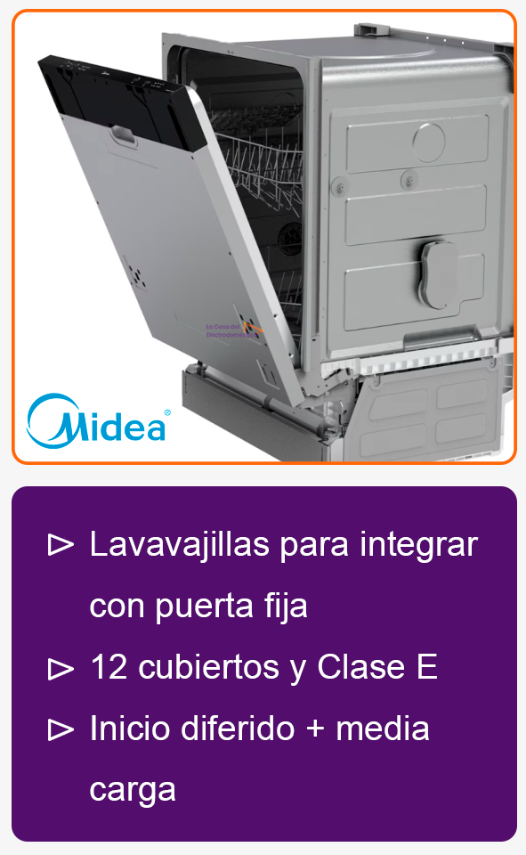 Lavavajillas midea mid60s1101es