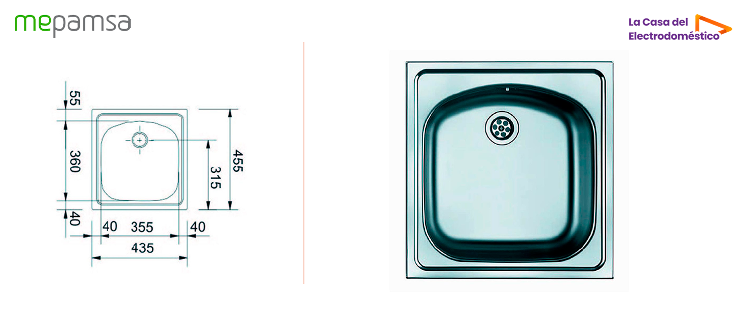 Mepamsa cuadro 4345 inox