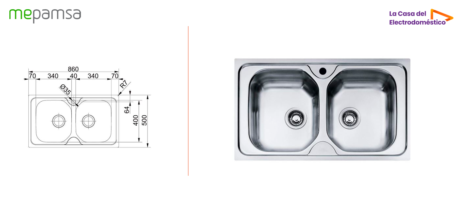 Mepamsa cuadro 7950 inox