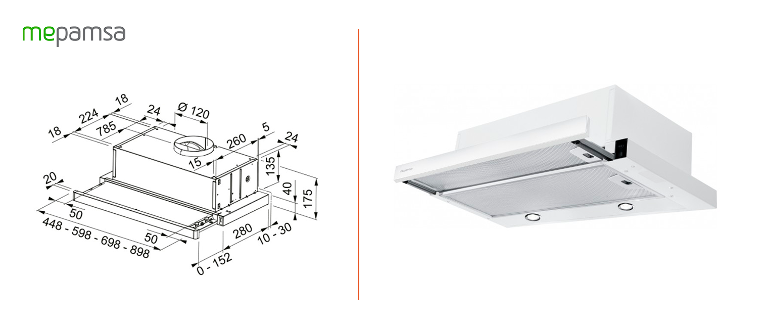 Mepamsa superline 60 v2 blanca