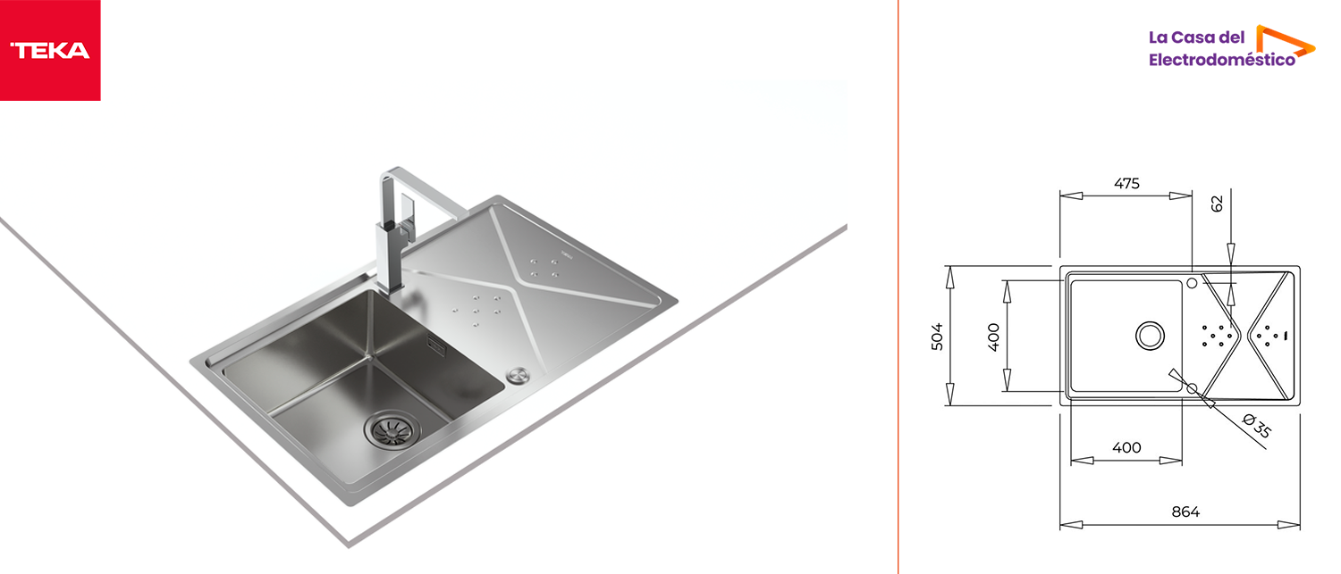 Teka brooklyn 50 m xp 1c 1e